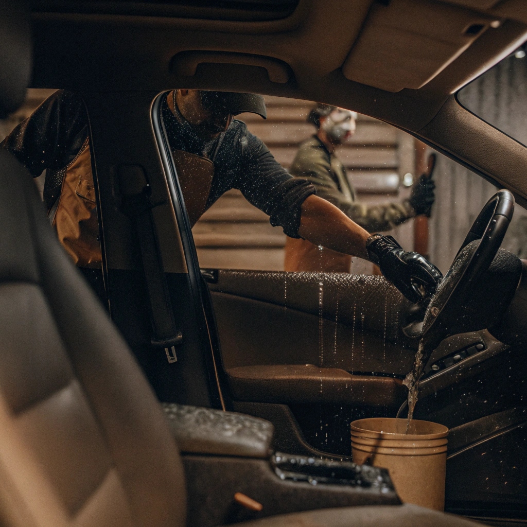 Eco-friendly car interior cleaning services by Cloxarenlygholul